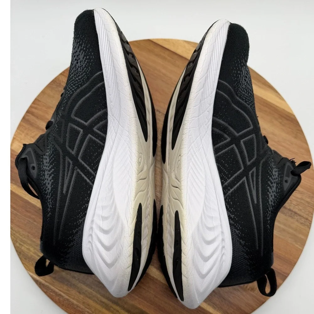 Asics Gel-Cumulus 25 Women's Size 6 1/2W Black White Running Shoes Wide 0422
